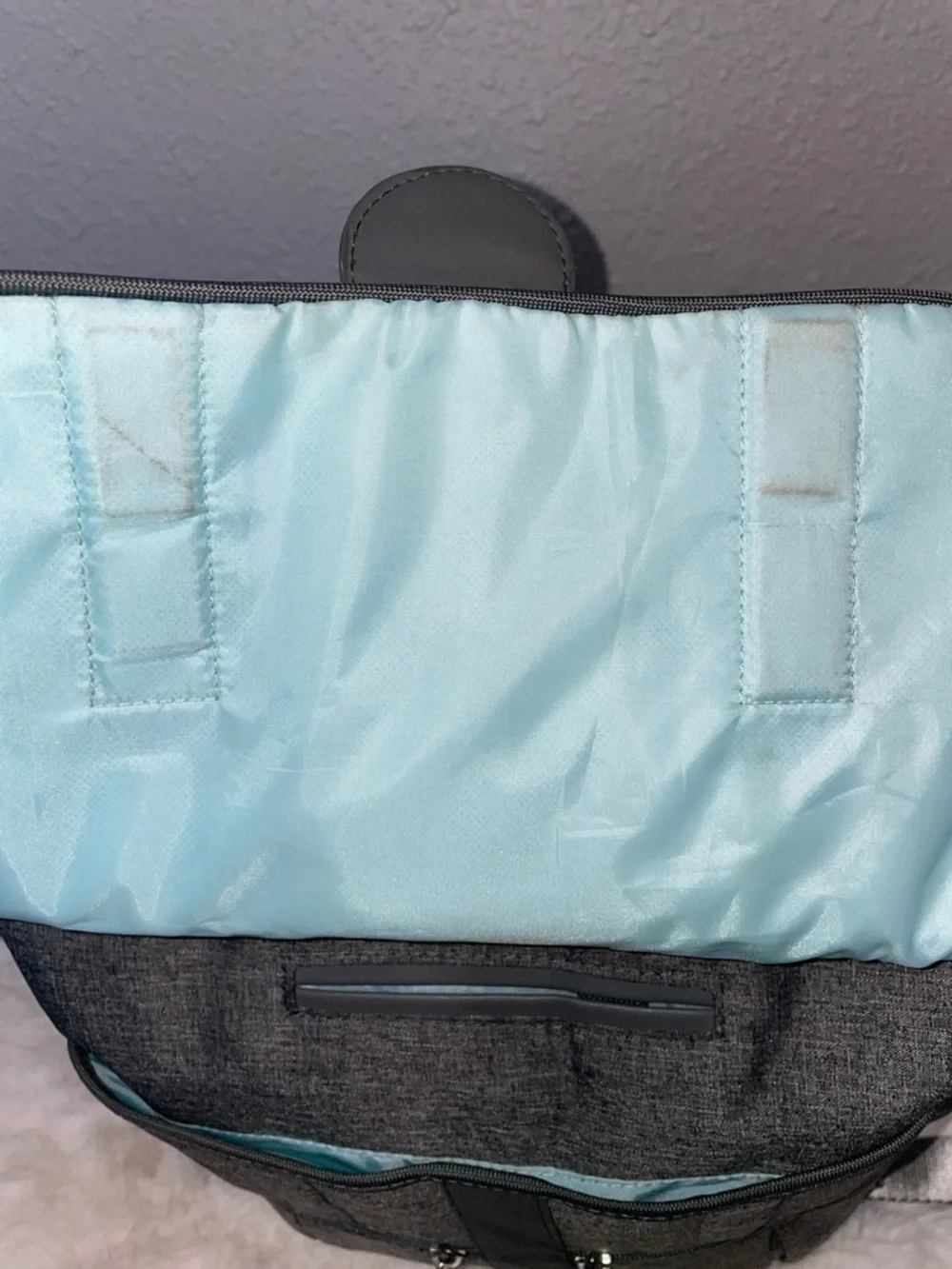 JJ Cole Backpack Diaper Bag Heather Gray